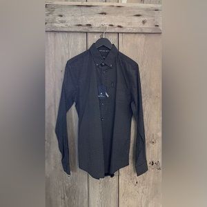 Ben Sherman Black Patterned Dress Shirt